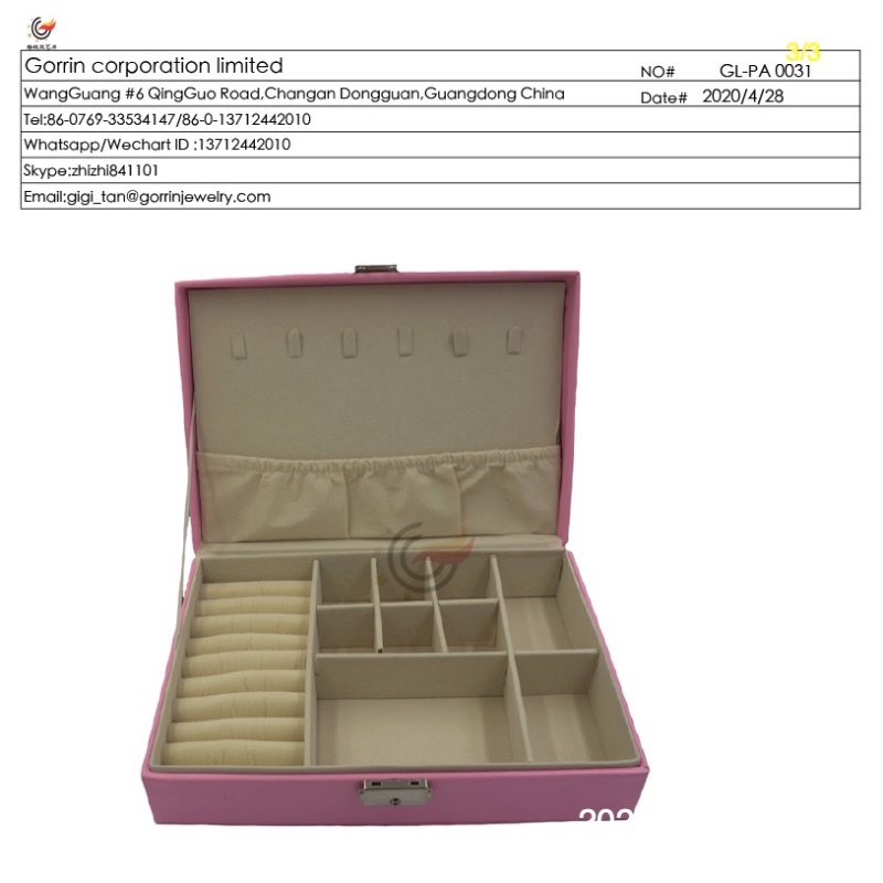 GL-PA0031 Schmuck Aufbewahrungsbox